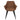 House of Sander Signe stol, brun - sæt af 2 stk.